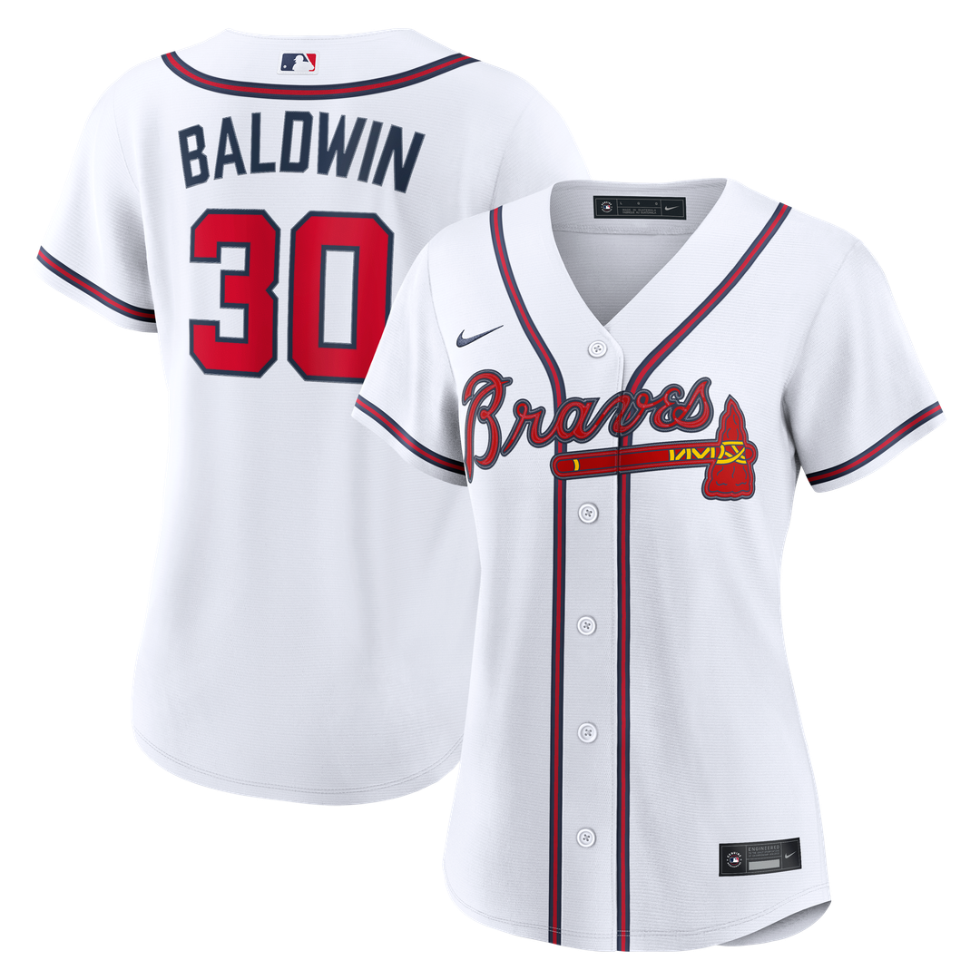 Drake Baldwin Atlanta Braves Nike Women's Home Replica Jersey - White | MLB Fan Gear