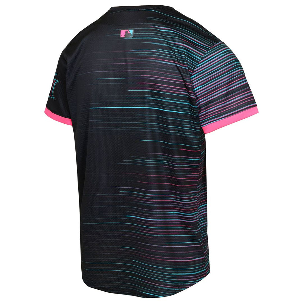 Miami Marlins Youth 2025 City Connect Limited Jersey - Black | Nike MLB Fan Gear