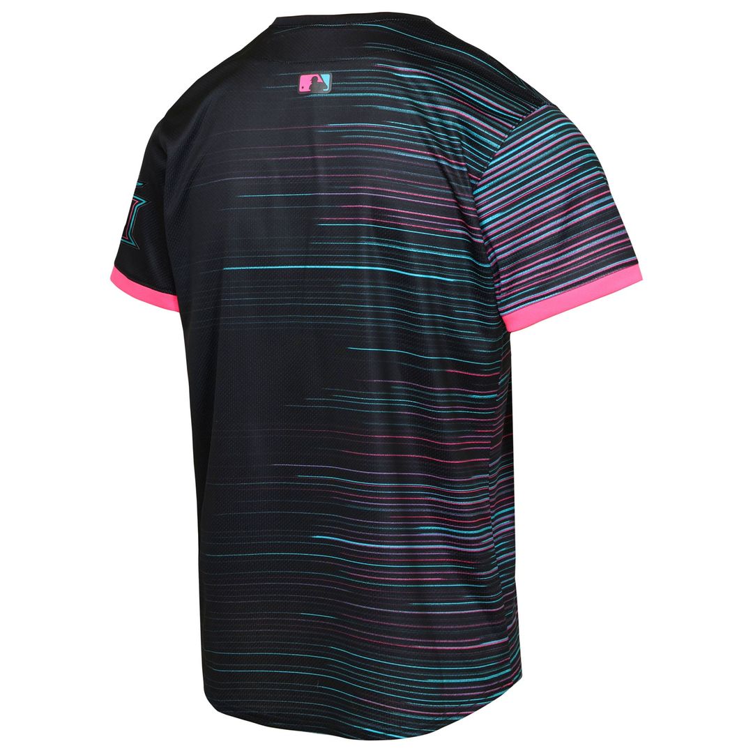 Miami Marlins Youth 2025 City Connect Limited Jersey - Black | Nike MLB Fan Gear