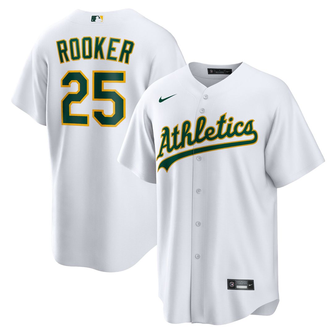 Brent Rooker Athletics Nike Home Replica Jersey - White | MLB Fan Gear