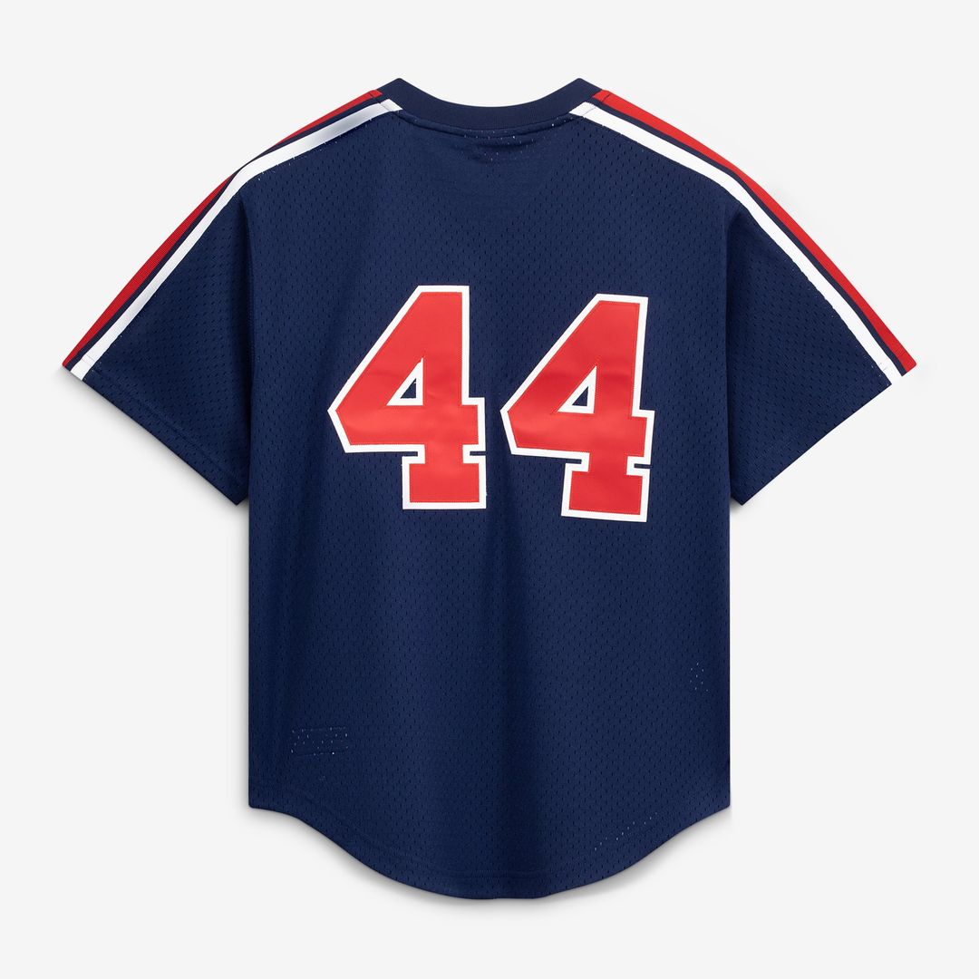 Reggie Jackson California Angels Mitchell & Ness Authentic Batting Practice Jersey - Navy | MLB Fan Gear