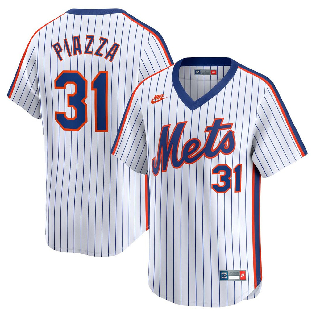 Mike Piazza New York Mets Nike Throwback Cooperstown Limited Jersey - White | MLB Fan Gear