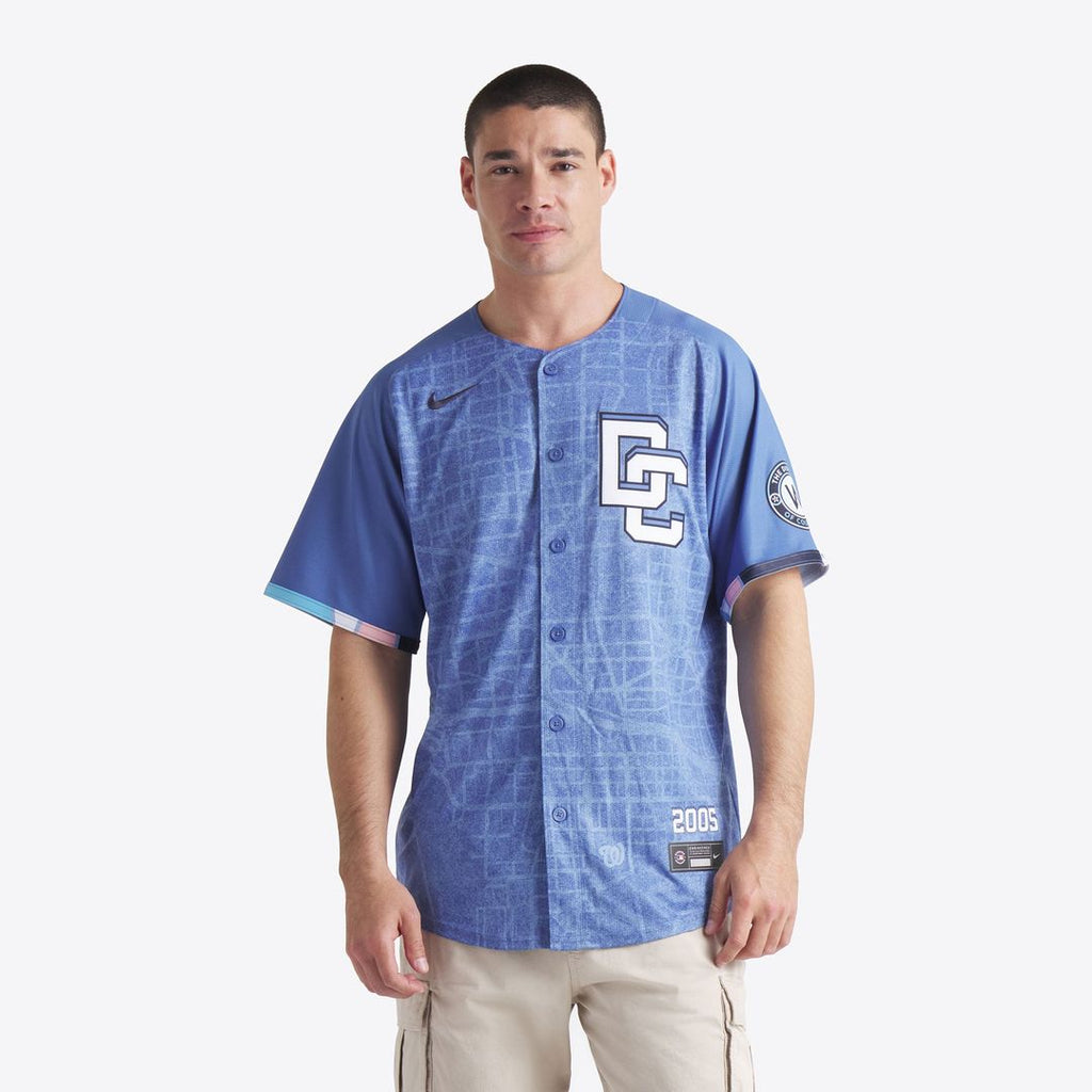 Washington Nationals Nike 2025 City Connect Limited Jersey - Blue | MLB Fan Gear