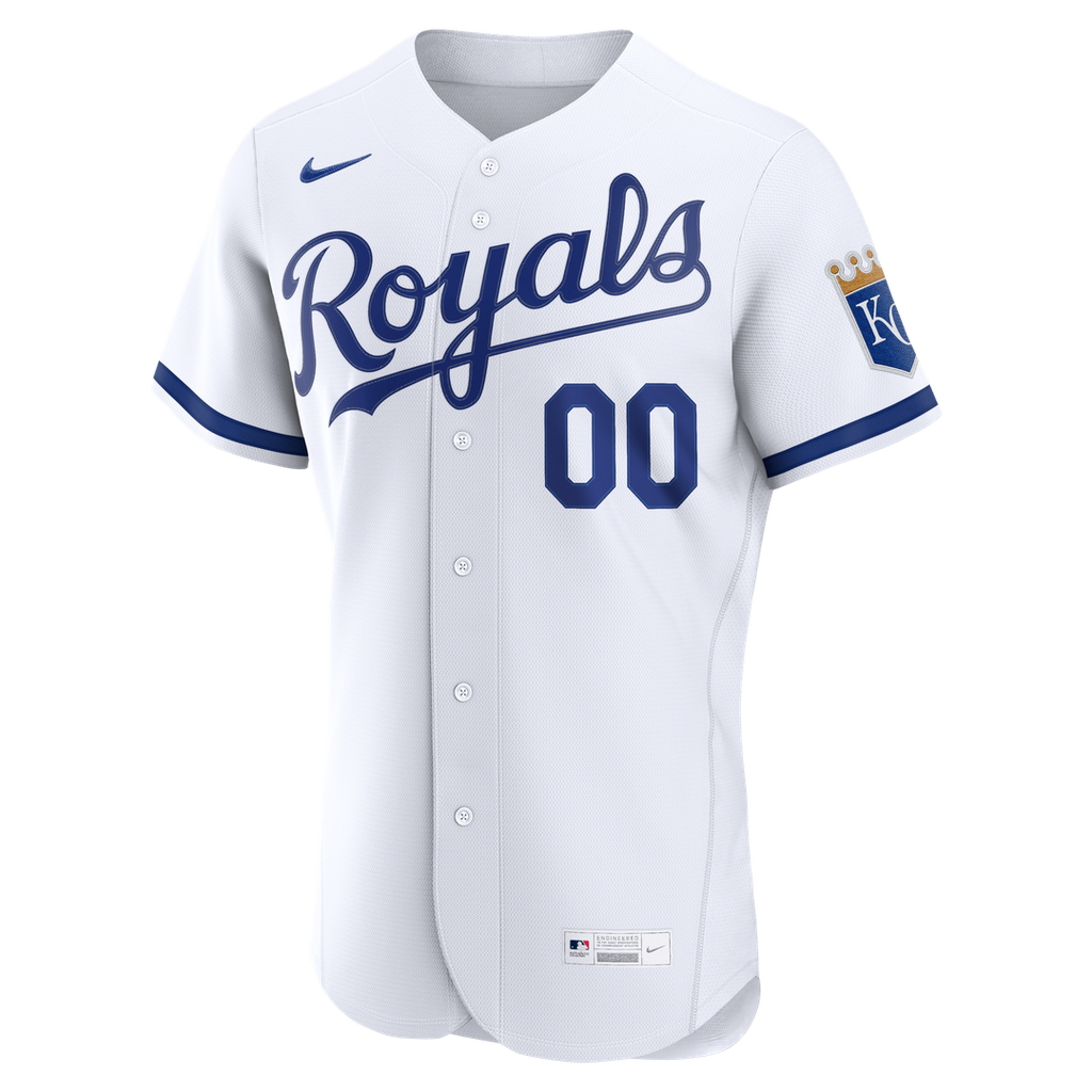 Kansas City Royals Nike Home Authentic Custom Jersey - White | MLB Fan Gear