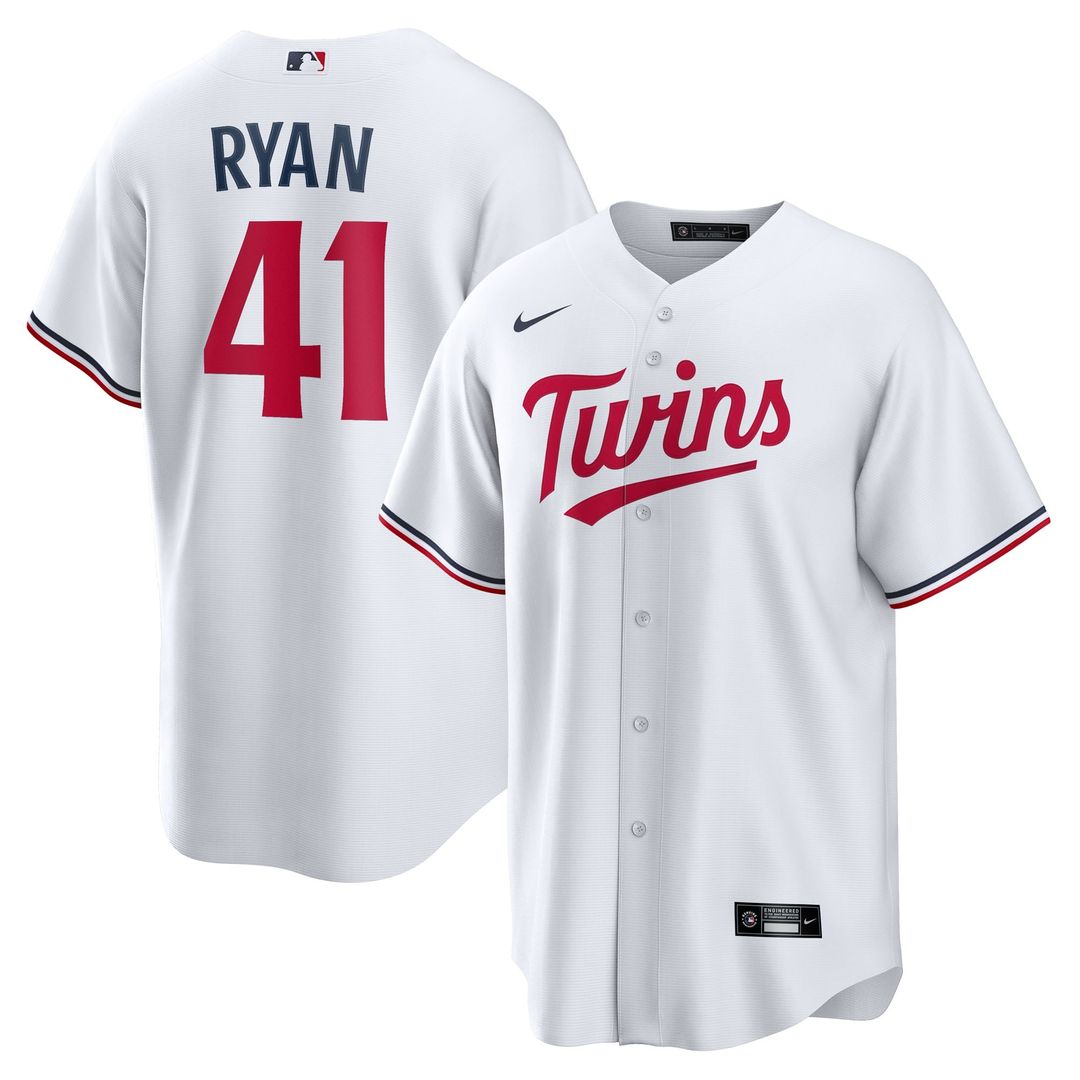 Joe Ryan Minnesota Twins Nike Youth Home Replica Jersey - White | MLB Fan Gear