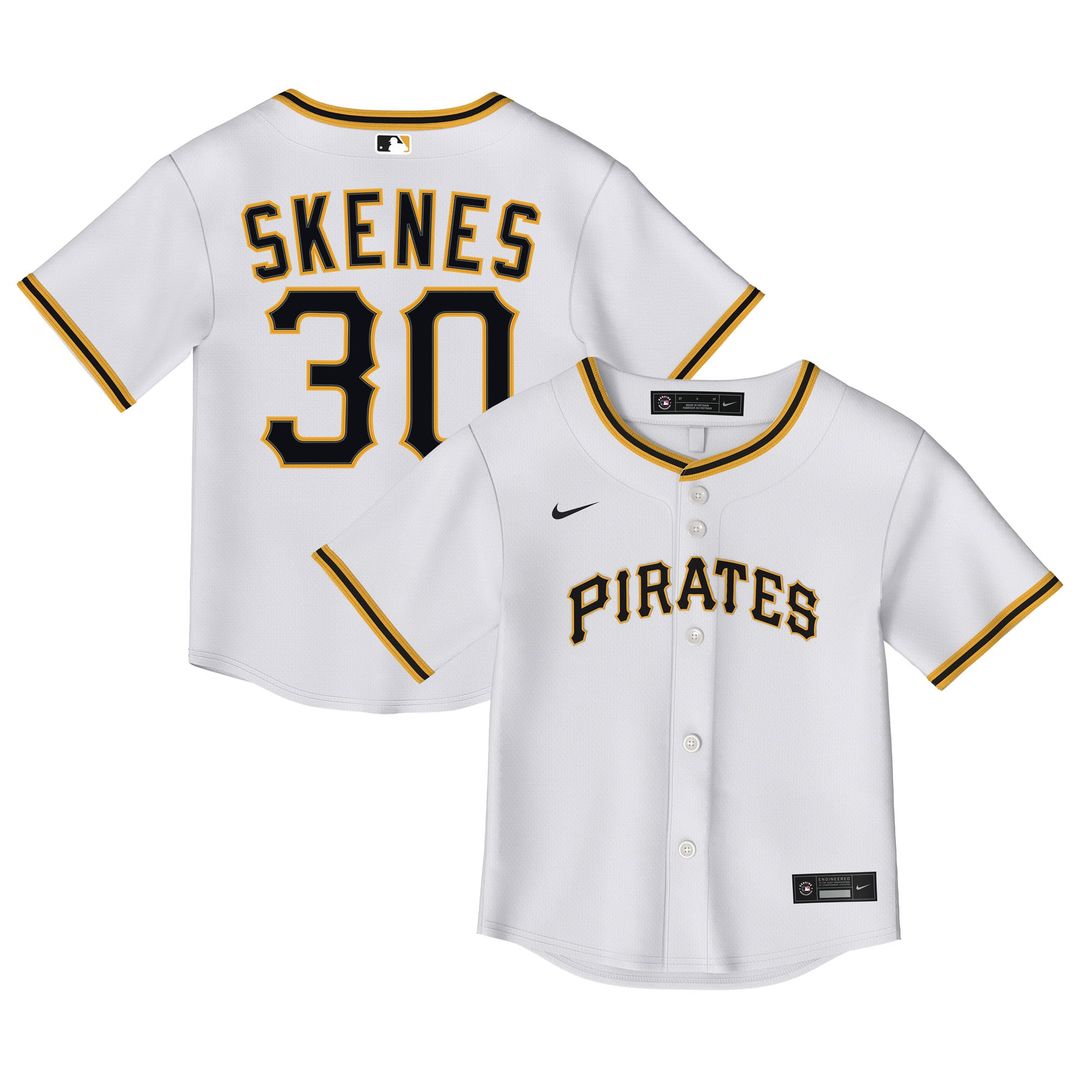 Paul Skenes Pittsburgh Pirates Nike Toddler Home Replica 2.0 Player Jersey - White | MLB Fan Gear