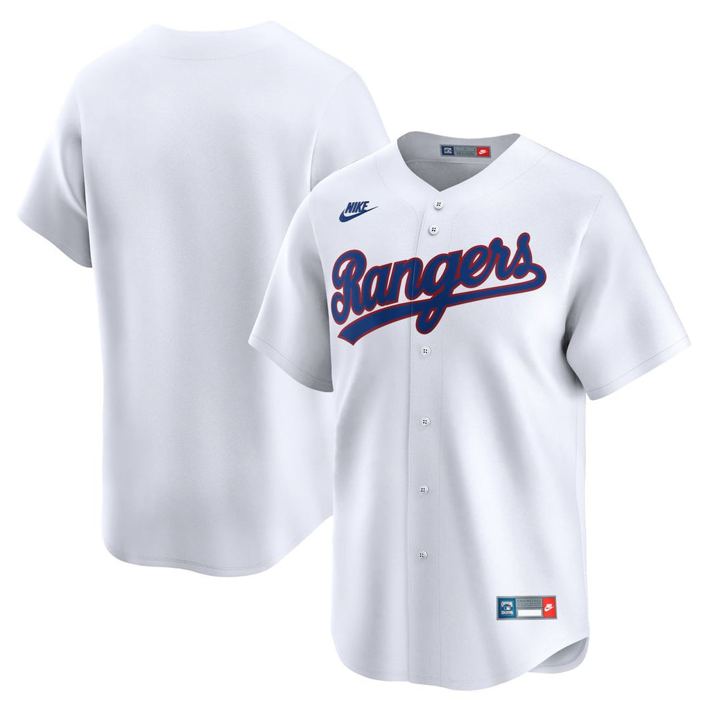 Texas Rangers Nike Cooperstown Collection Limited Jersey - White | MLB Fan Gear