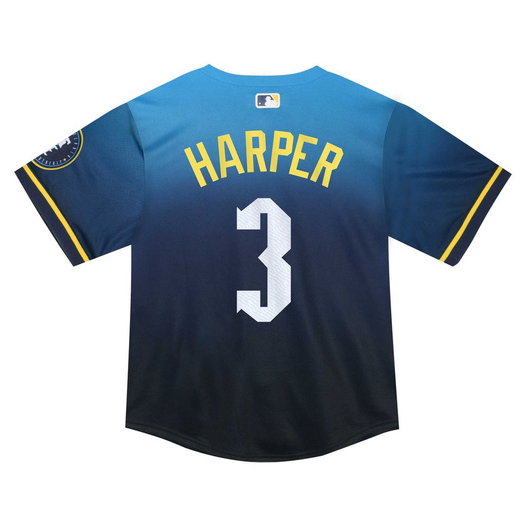 Bryce Harper Philadelphia Phillies Nike Infant 2024 City Connect Limited Player Jersey - Blue | MLB Fan Gear