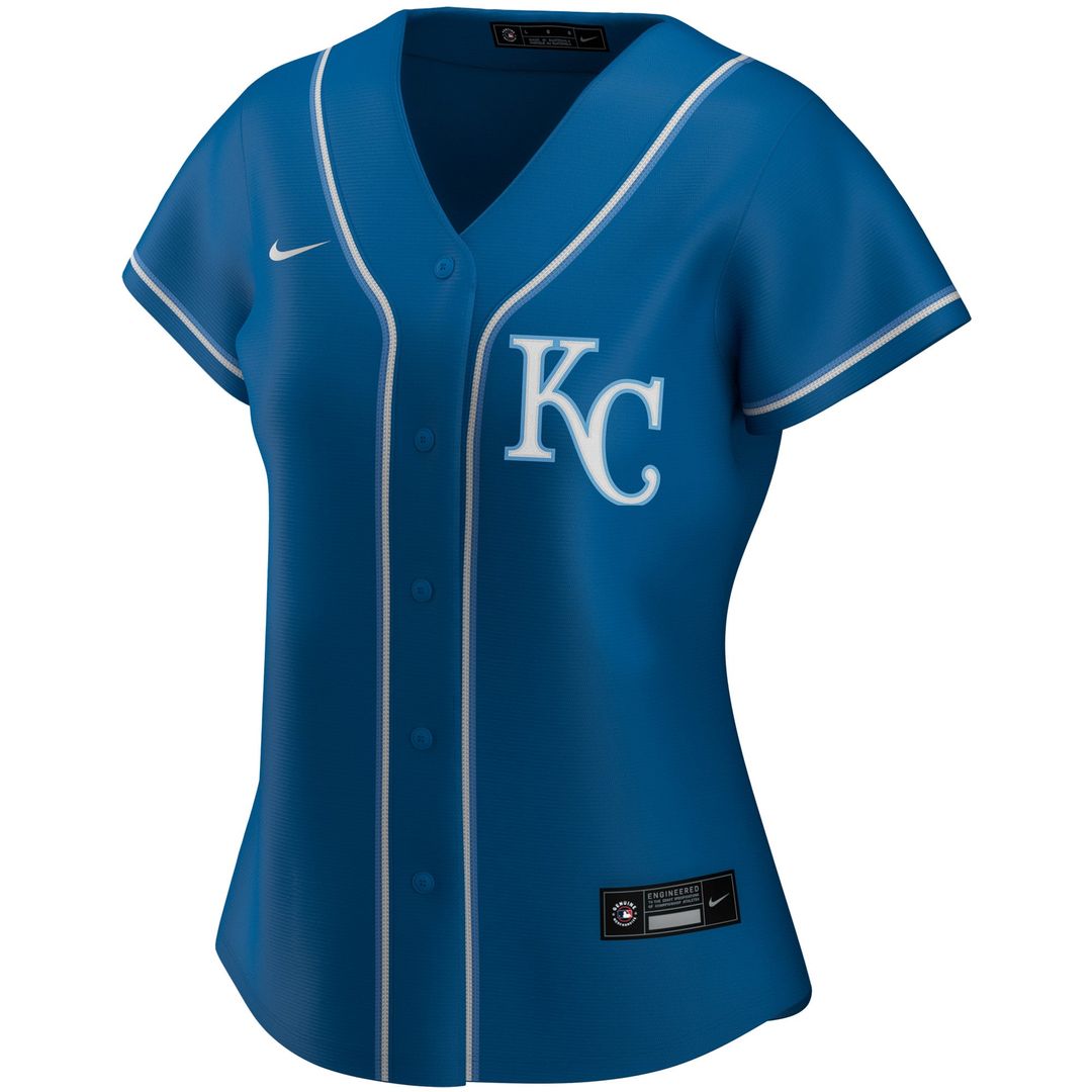 Kansas City Royals Nike Women's Alternate Replica Team Jersey - Royal | MLB Fan Gear