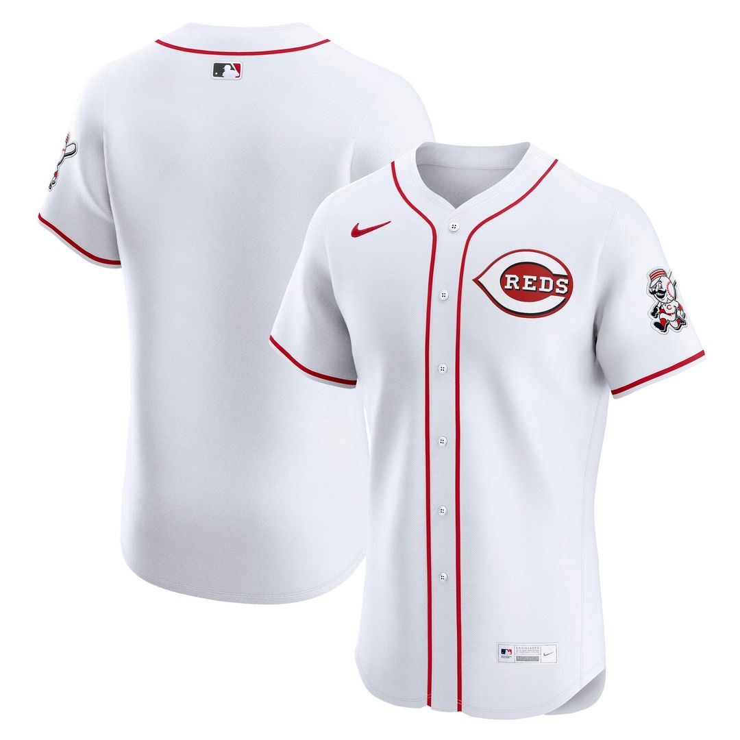 Cincinnati Reds Nike Home Elite Jersey - White | MLB Fan Gear