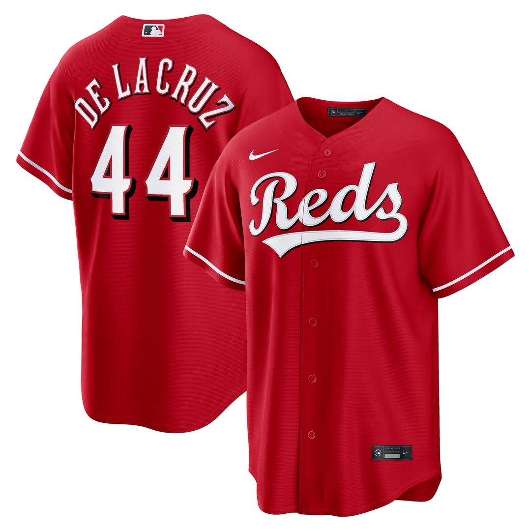 Elly De La Cruz Cincinnati Reds Nike Road Replica Jersey - Gray | MLB Fan Gear