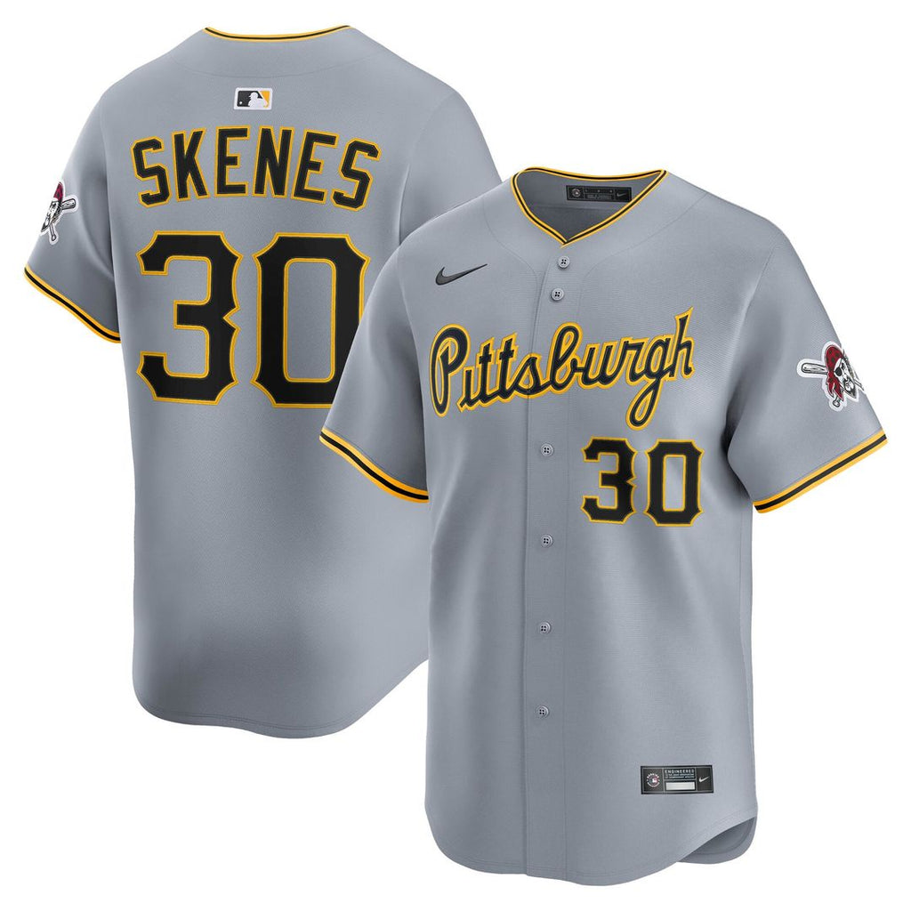 Paul Skenes Pittsburgh Pirates Nike Road Limited Player Jersey - Gray | MLB Fan Gear
