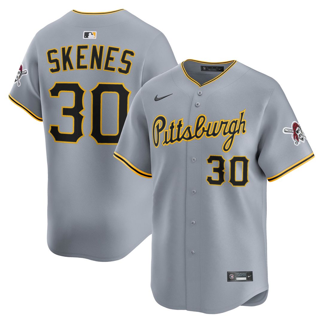Paul Skenes Pittsburgh Pirates Nike Road Limited Player Jersey - Gray | MLB Fan Gear