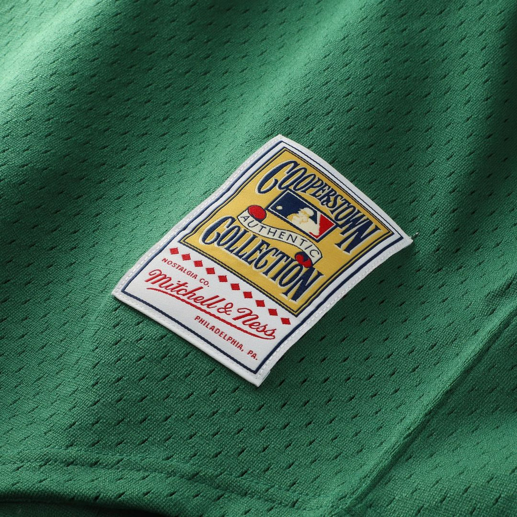 Rickey Henderson Athletics Mitchell & Ness Youth Cooperstown Collection Mesh Batting Practice Jersey - Green | MLB Fan Gear