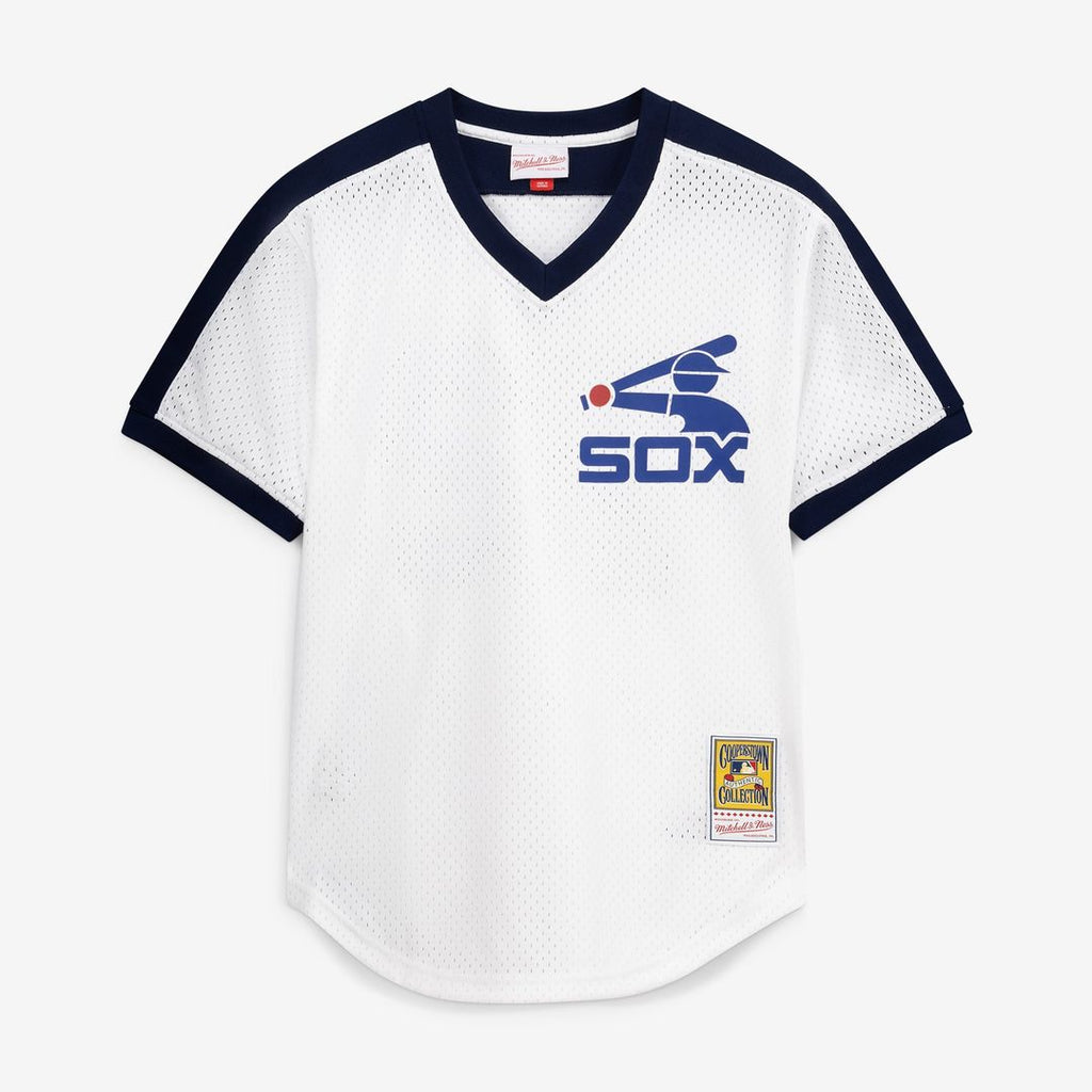 Carlton Fisk Chicago White Sox Mitchell & Ness Authentic Batting Practice Jersey - White | MLB Fan Gear
