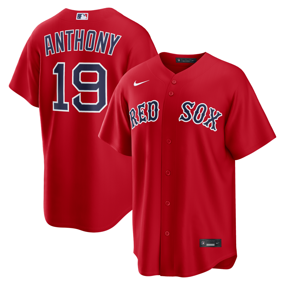 Roman Anthony Boston Red Sox Nike Alternate Replica Jersey - Red | MLB Fan Gear