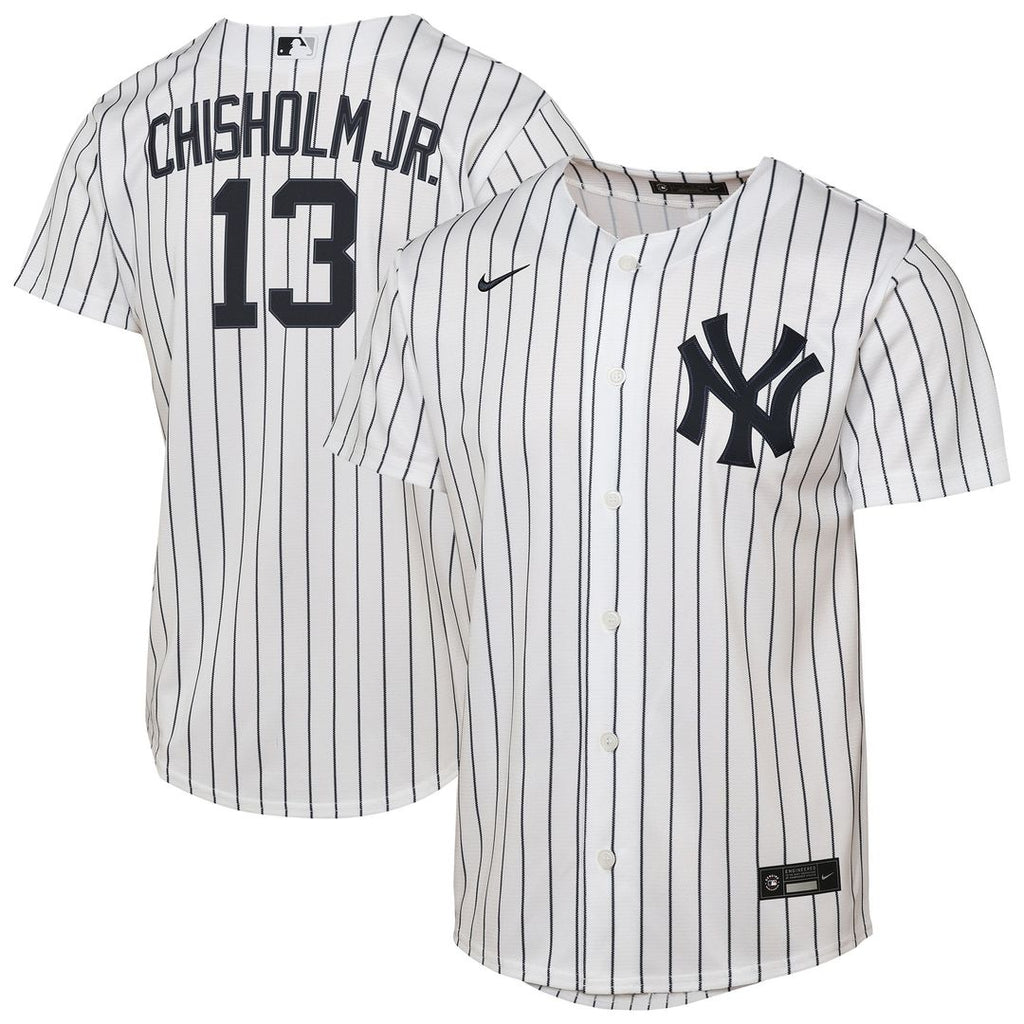 Jazz Chisholm Jr. New York Yankees Nike Youth Home Replica Jersey - White | MLB Fan Gear