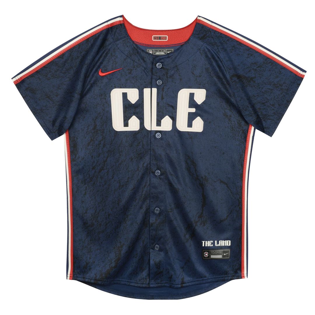 Cleveland Guardians Nike Preschool City Connect Jersey - Navy | MLB Fan Gear