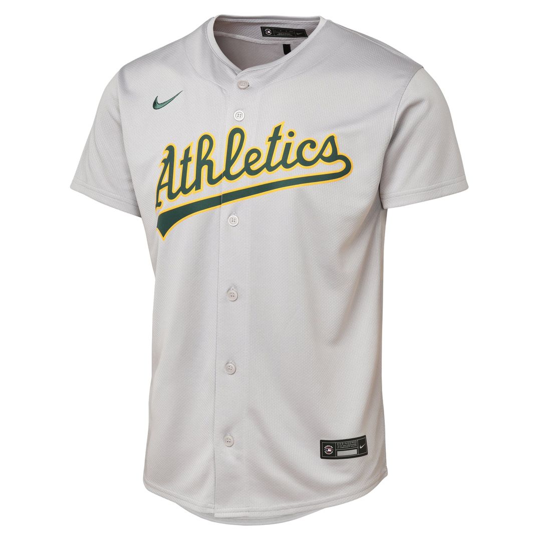 Athletics Youth Road Limited Jersey - Gray | Nike MLB Fan Gear