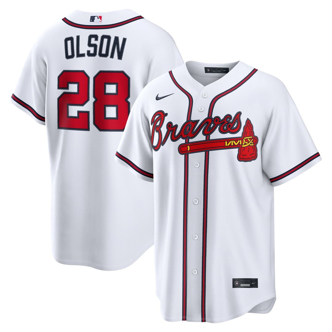 Matt Olson Atlanta Braves Nike Home Replica Jersey - White | MLB Fan Gear