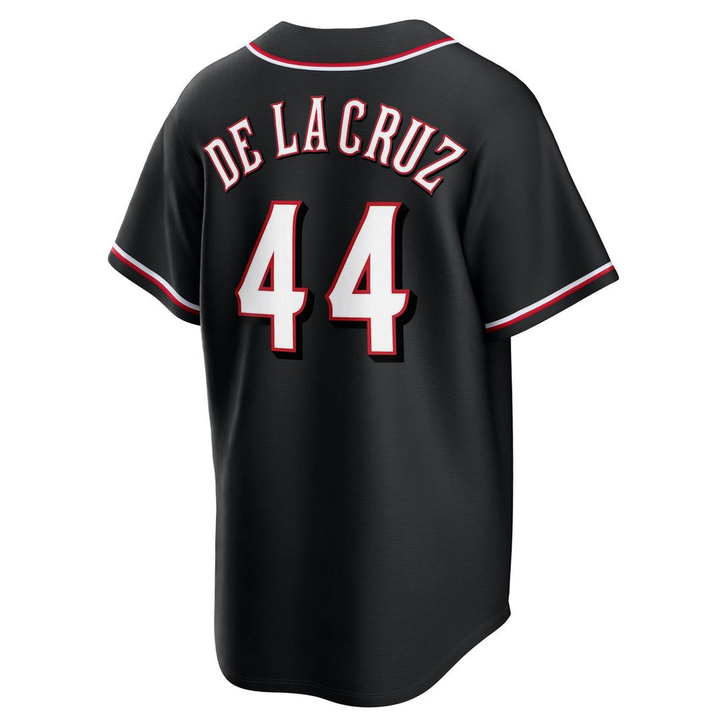 Elly De La Cruz Cincinnati Reds Nike Fashion Replica Black Out Jersey | MLB Fan Gear
