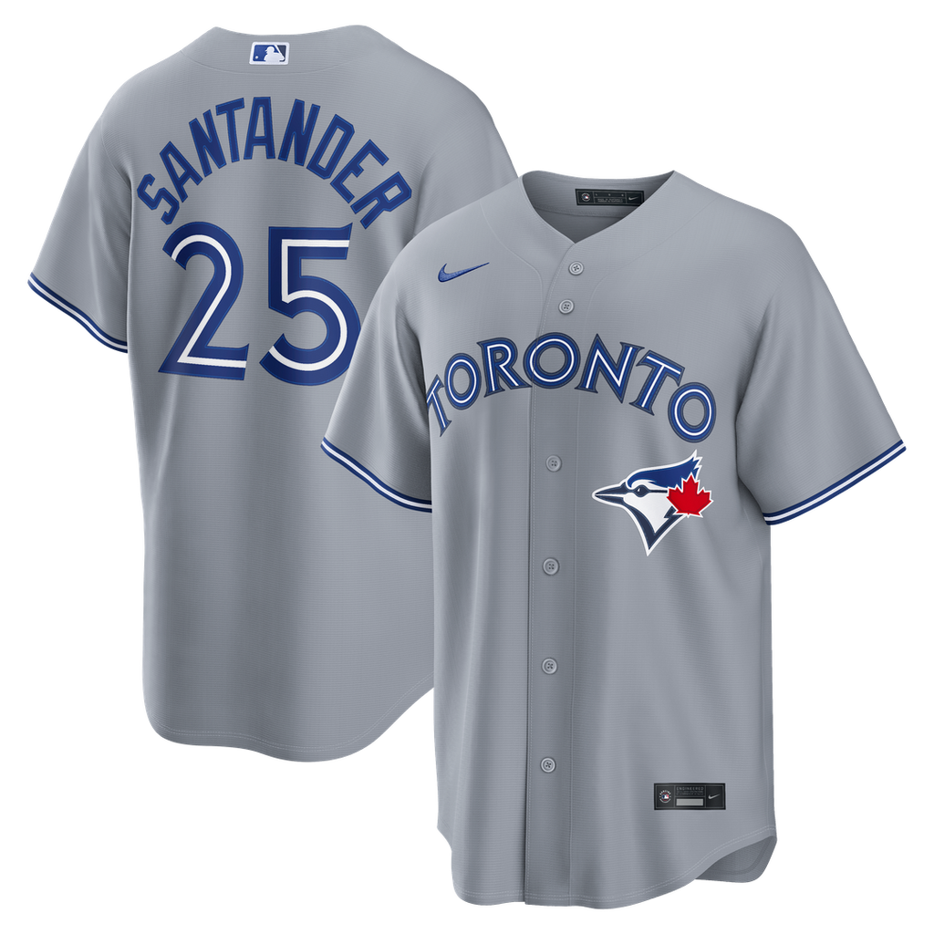 Anthony Santander Toronto Blue Jays Nike Road Replica Jersey - Gray | MLB Fan Gear
