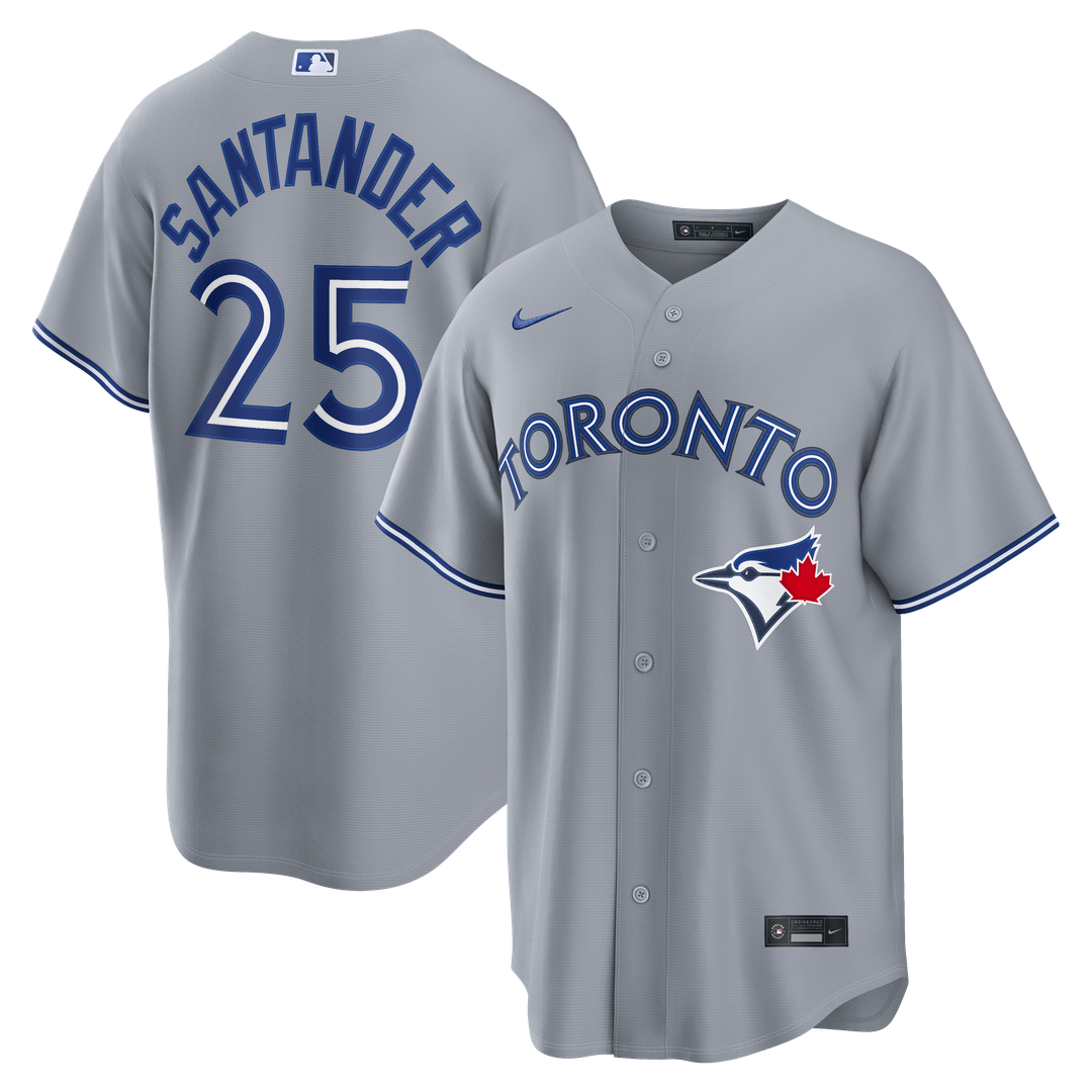 Anthony Santander Toronto Blue Jays Nike Road Replica Jersey - Gray | MLB Fan Gear