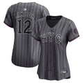 Francisco Lindor New York Mets Nike Women's City Connect Limited Jersey - Gray | MLB Fan Gear