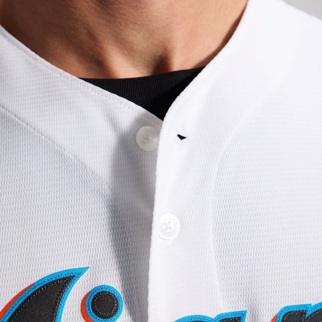 Miami Marlins Nike Home Replica Team Jersey - White | MLB Fan Gear