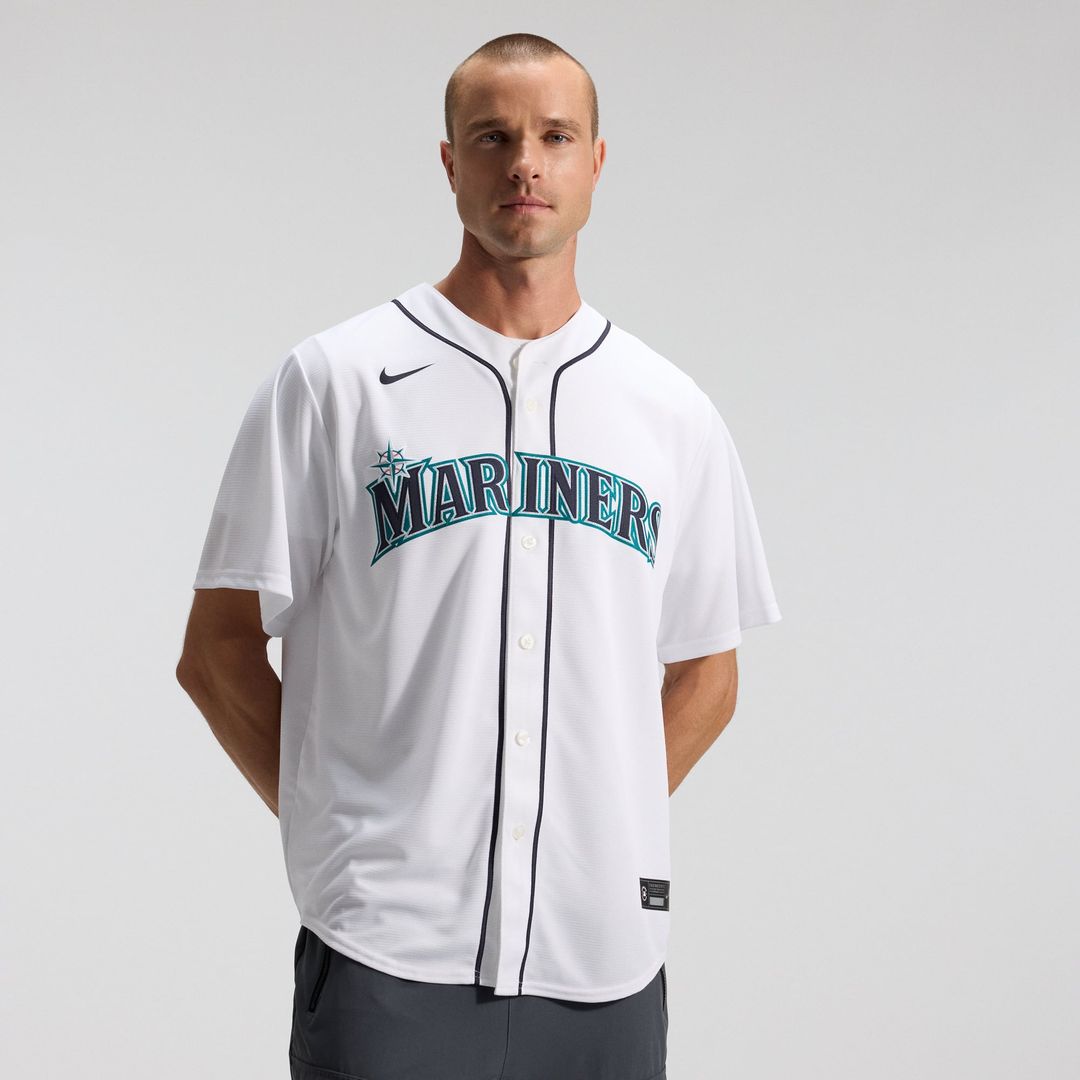 Luis Castillo Seattle Mariners Nike Home Replica Jersey - White | MLB Fan Gear