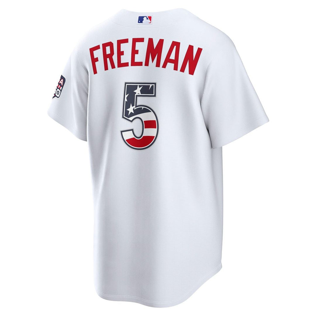 Freddie Freeman Los Angeles Dodgers Nike USA 250 Fourth of July Home Stadium Jersey - White | MLB Fan Gear