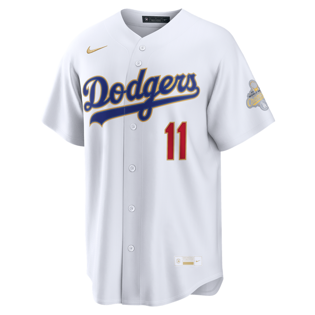 Roki Sasaki Los Angeles Dodgers Nike 2026 Gold Collection Stadium Jersey - White | MLB Fan Gear