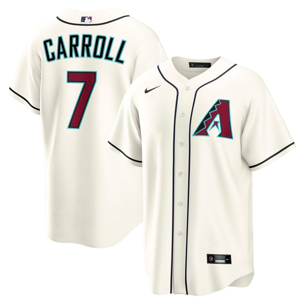 Corbin Carroll Arizona Diamondbacks Nike Home Replica Jersey - Cream | MLB Fan Gear