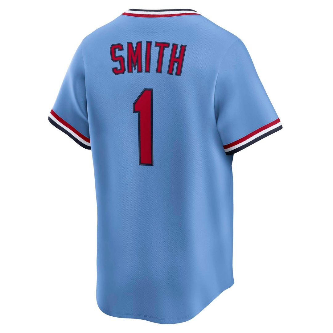 Ozzie Smith St. Louis Cardinals Nike Throwback Cooperstown Collection Limited Jersey - Blue | MLB Fan Gear