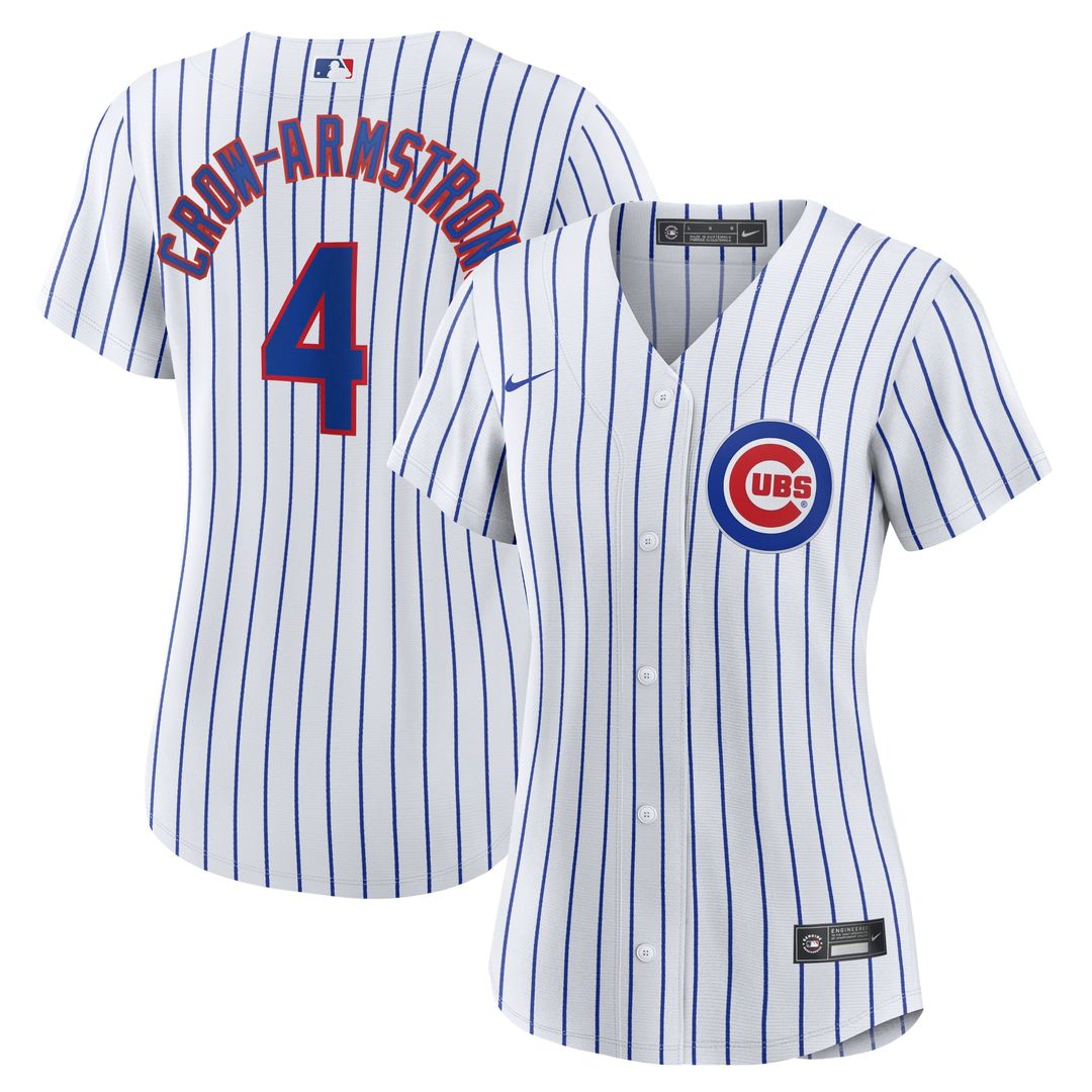 Pete Crow-Armstrong Chicago Cubs Nike Women's Home Replica Jersey - White | MLB Fan Gear