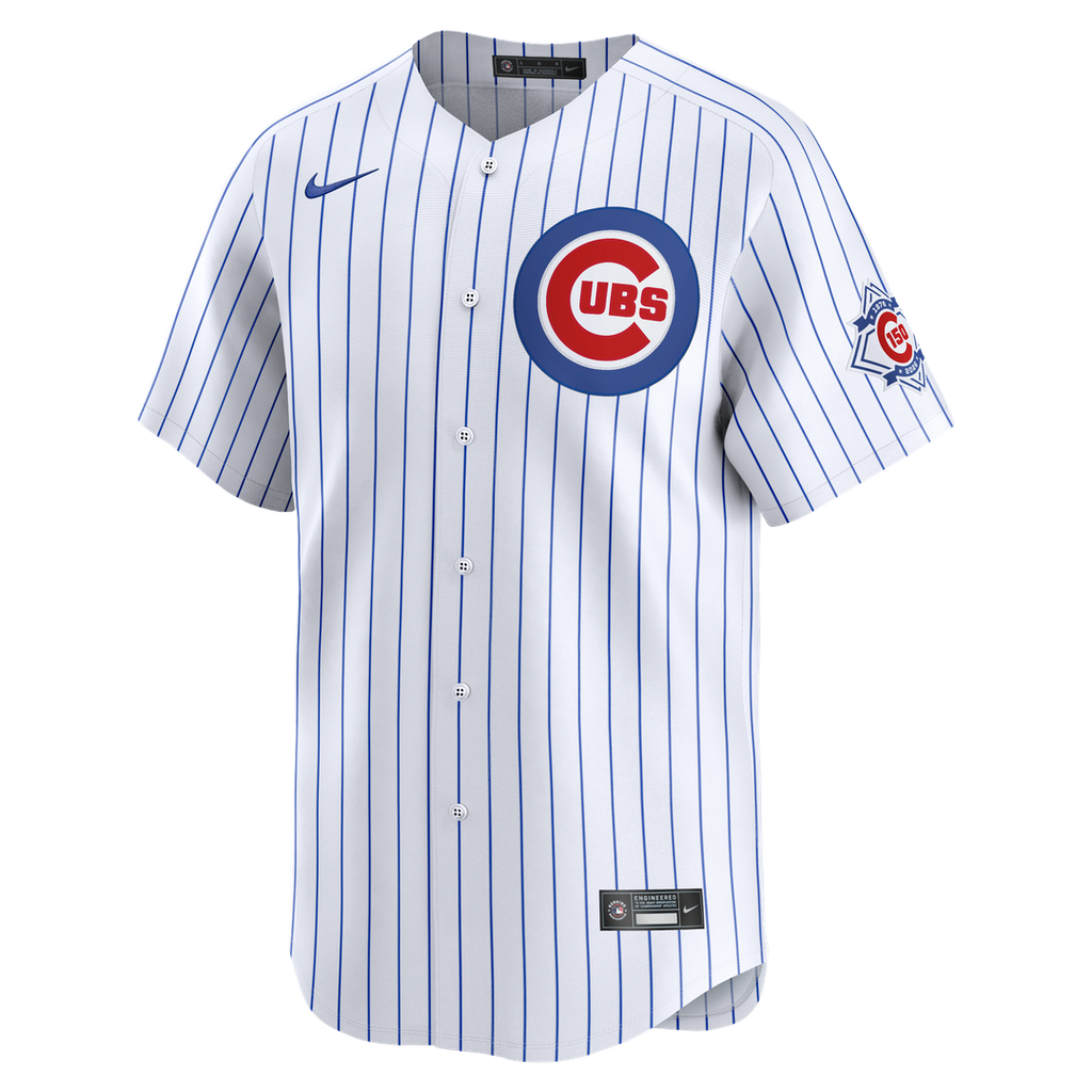Pete Crow-Armstrong Chicago Cubs Nike 150th Anniversary Limited Jersey - White | MLB Fan Gear