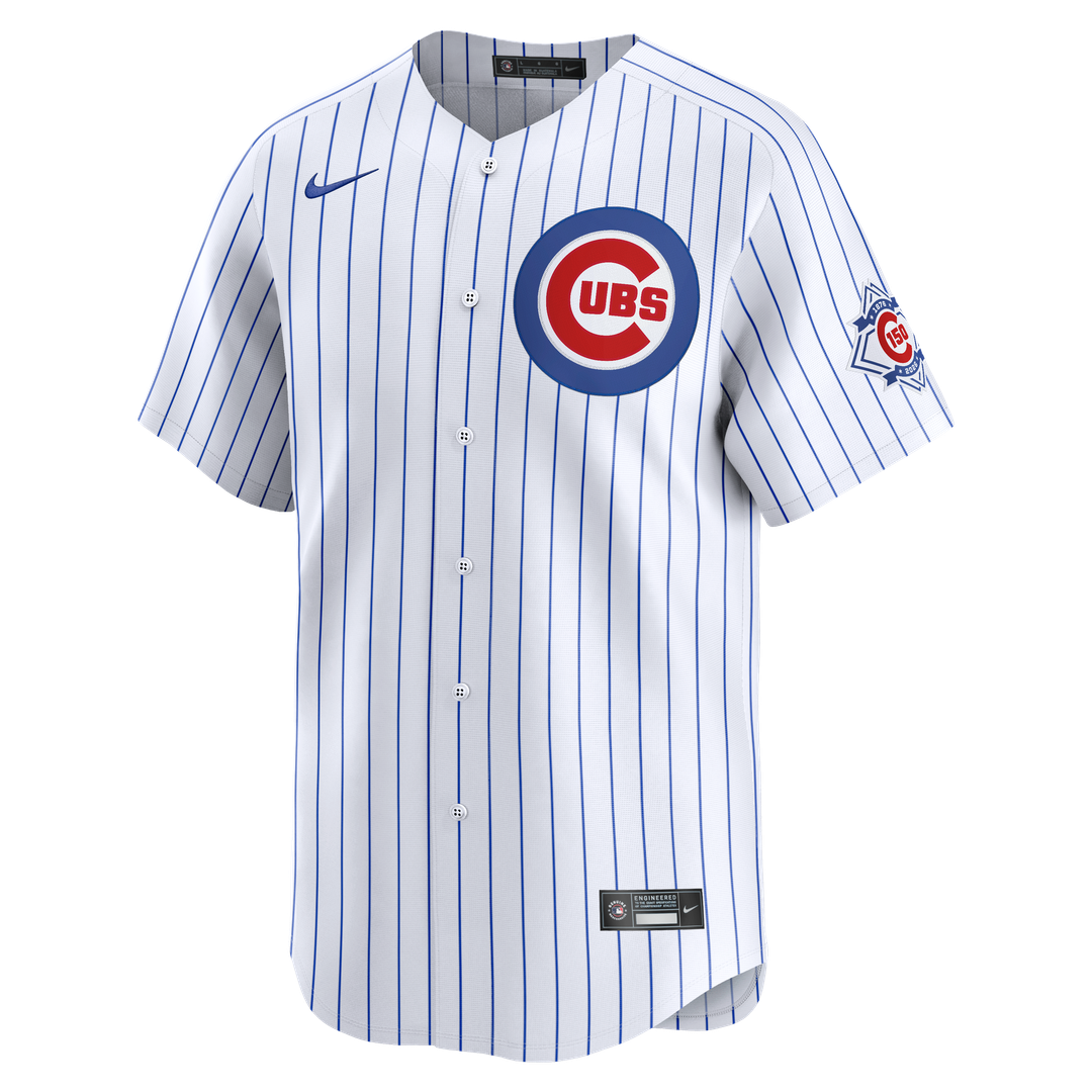 Pete Crow-Armstrong Chicago Cubs Nike 150th Anniversary Limited Jersey - White | MLB Fan Gear