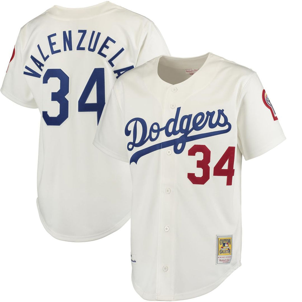 Fernando Valenzuela Los Angeles Dodgers Mitchell & Ness Authentic Jersey - White | MLB Fan Gear
