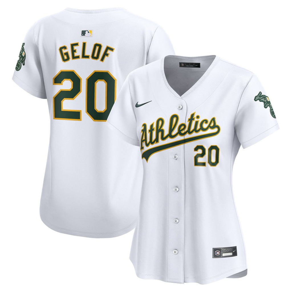 Zack Gelof Athletics Nike Women's Home Limited Player Jersey – White | MLB Fan Gear