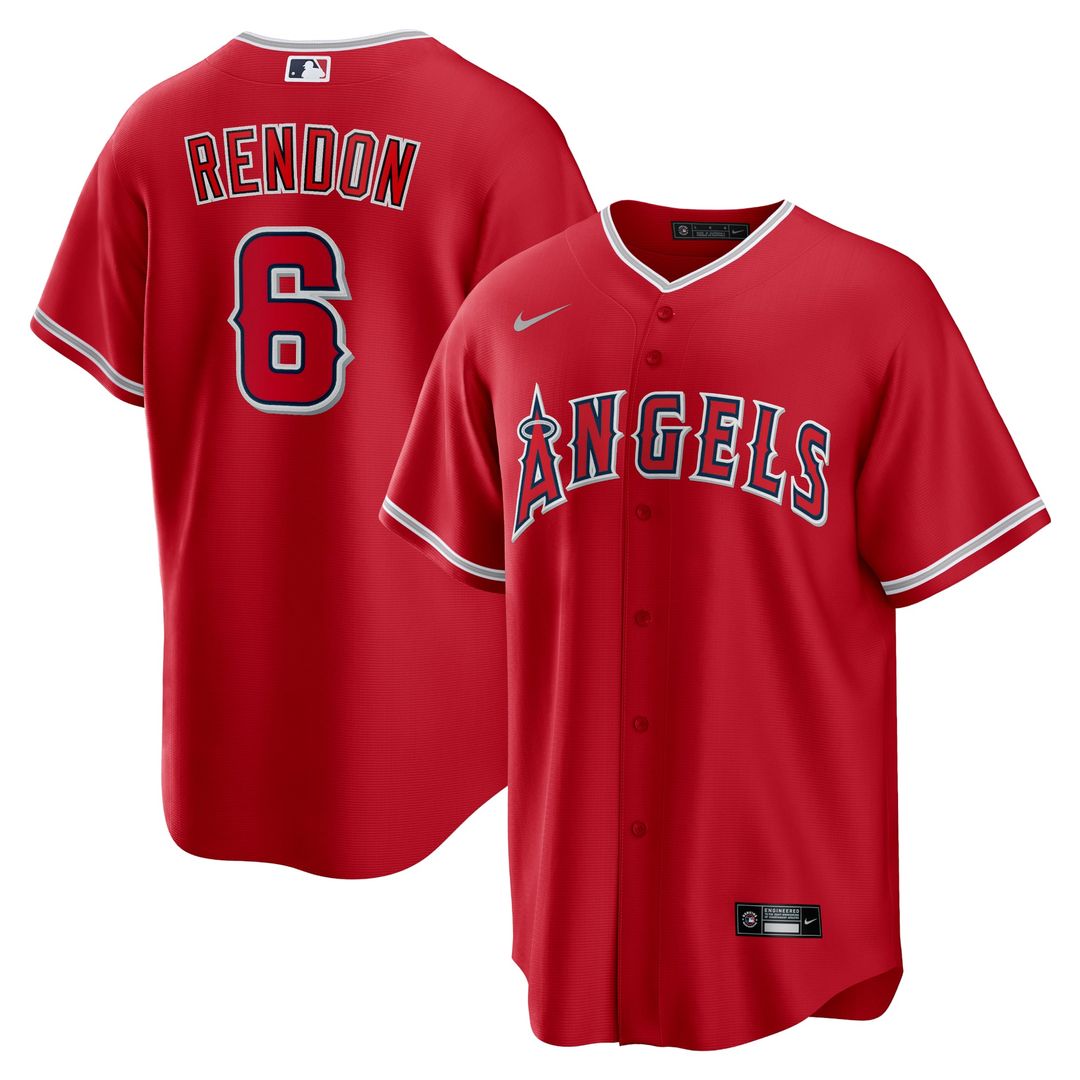 Anthony Rendon Los Angeles Angels Nike Alternate Replica Player Name Jersey - Red | MLB Fan Gear