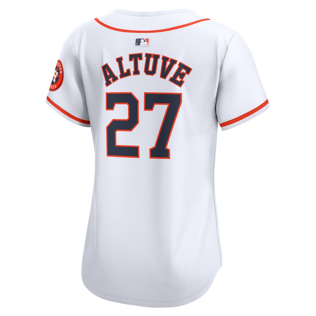 Jose Altuve Houston Astros Nike Women's Home Limited Player Jersey - White | MLB Fan Gear