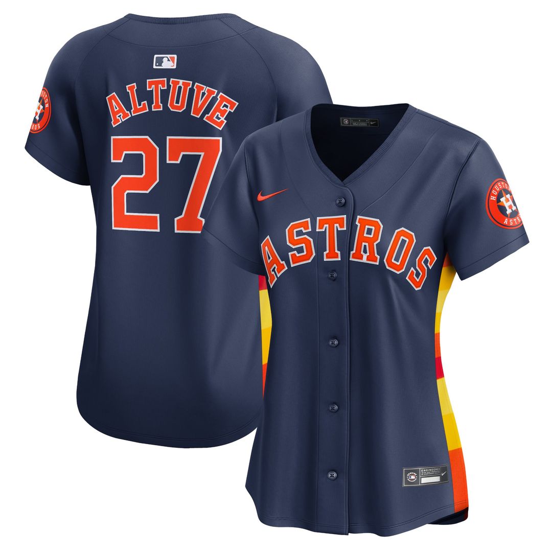 Jose Altuve Houston Astros Nike Women's Alternate Limited Player Jersey – Navy | MLB Fan Gear