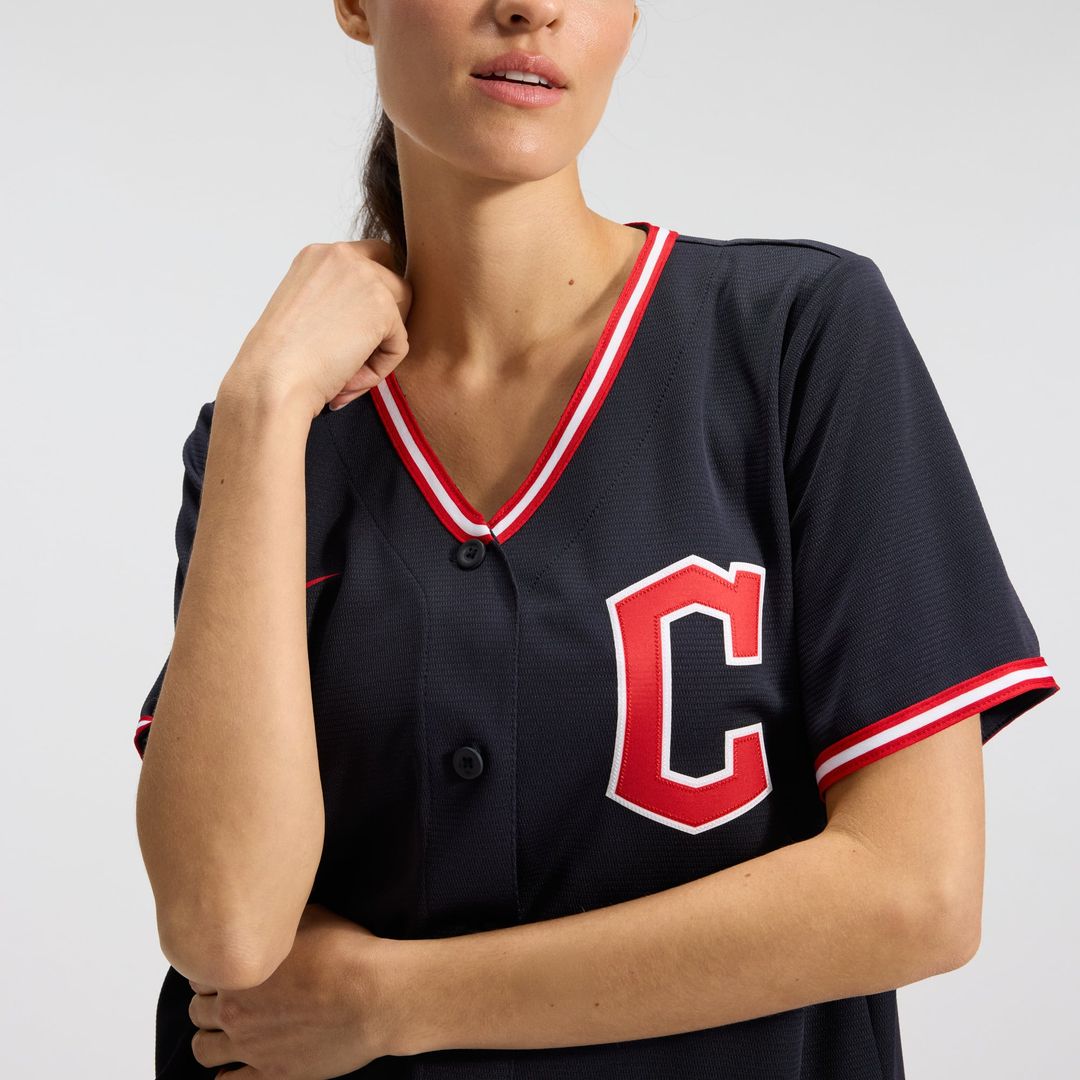 Cleveland Guardians Nike Women's Alternate Replica Jersey - Navy | MLB Fan Gear