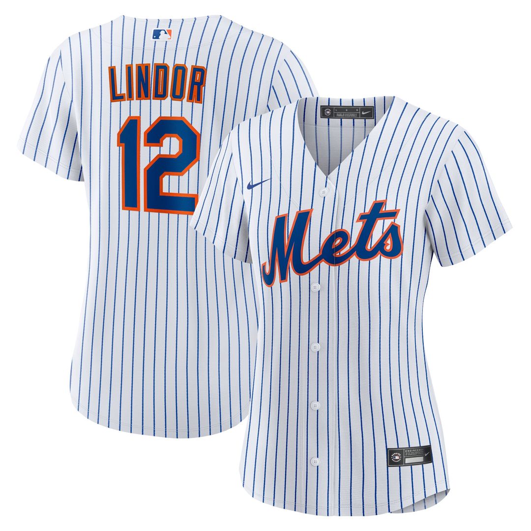 Francisco Lindor New York Mets Nike Women's Home Replica Player Jersey - White | MLB Fan Gear
