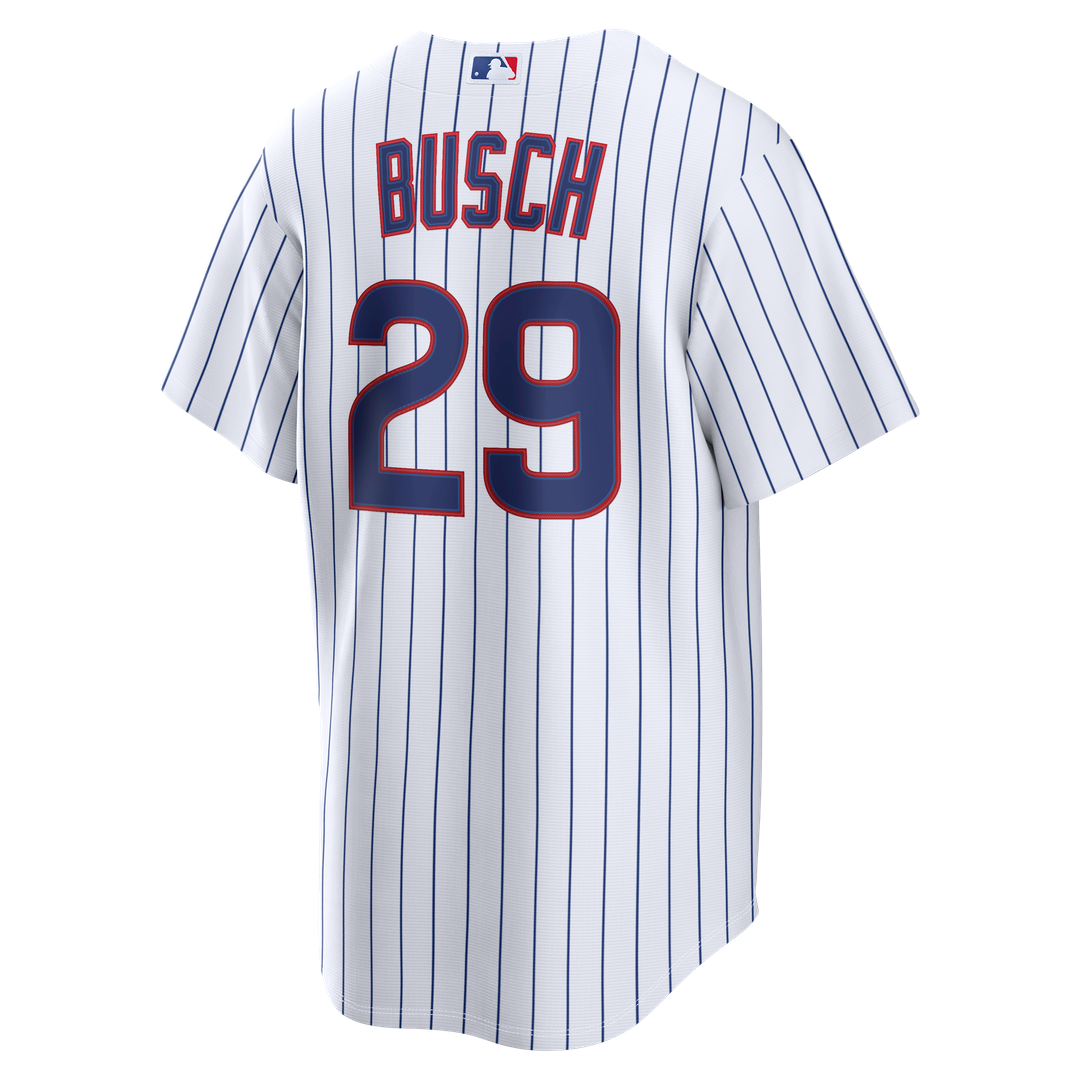 Michael Busch Chicago Cubs Nike Home Replica Jersey - White | MLB Fan Gear