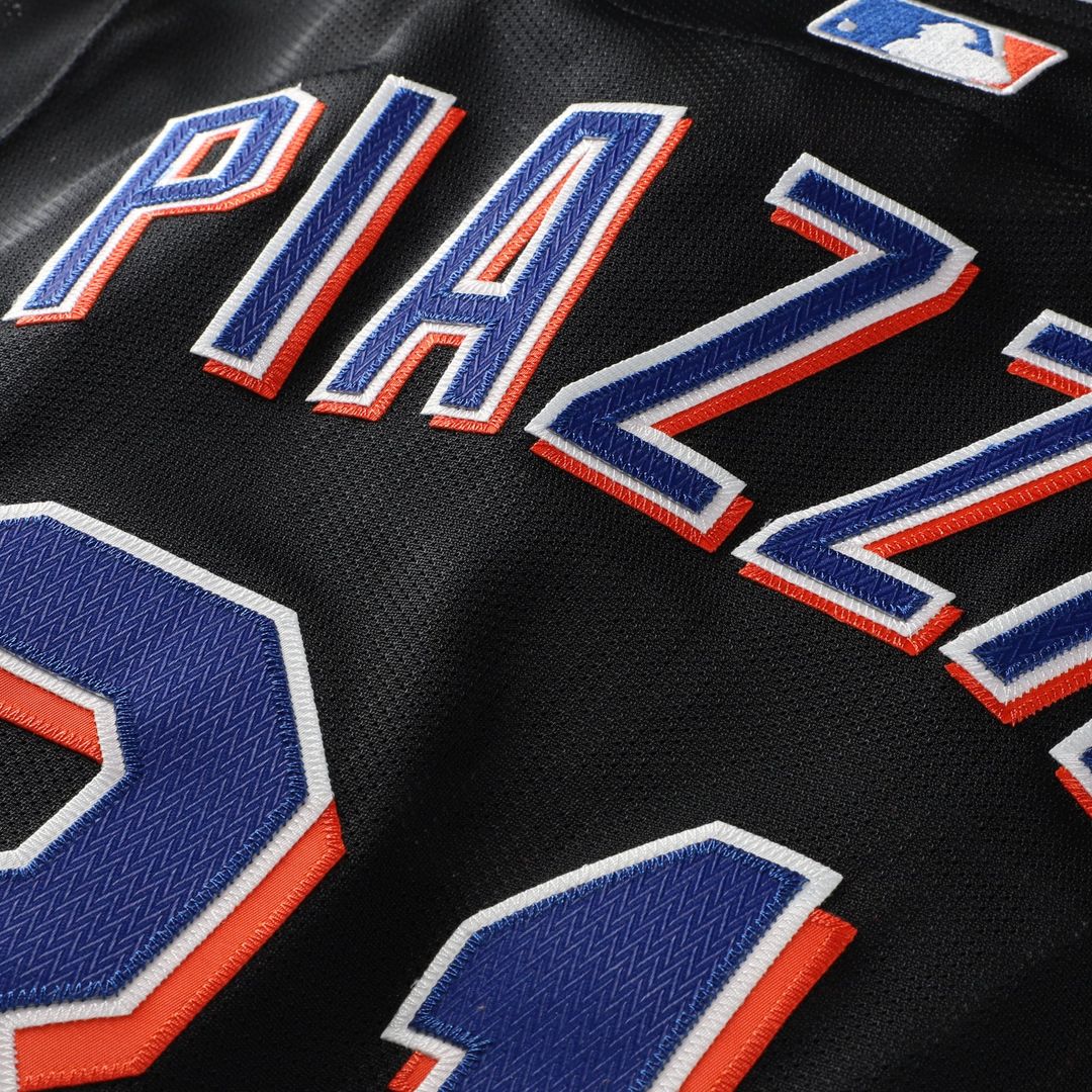 Mike Piazza New York Mets Mitchell & Ness Cooperstown Collection 2000 Batting Practice Jersey - Black | MLB Fan Gear