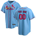 St. Louis Cardinals Nike Alternate Replica Custom Jersey - Light Blue | MLB Fan Gear