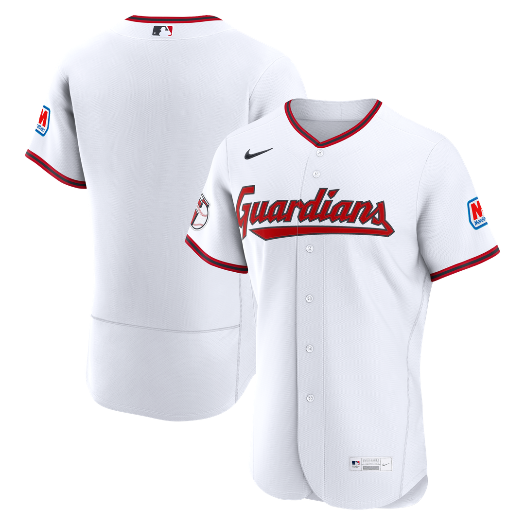 Cleveland Guardians Nike Alternate Authentic Sponsor Patch Jersey - Navy | MLB Fan Gear