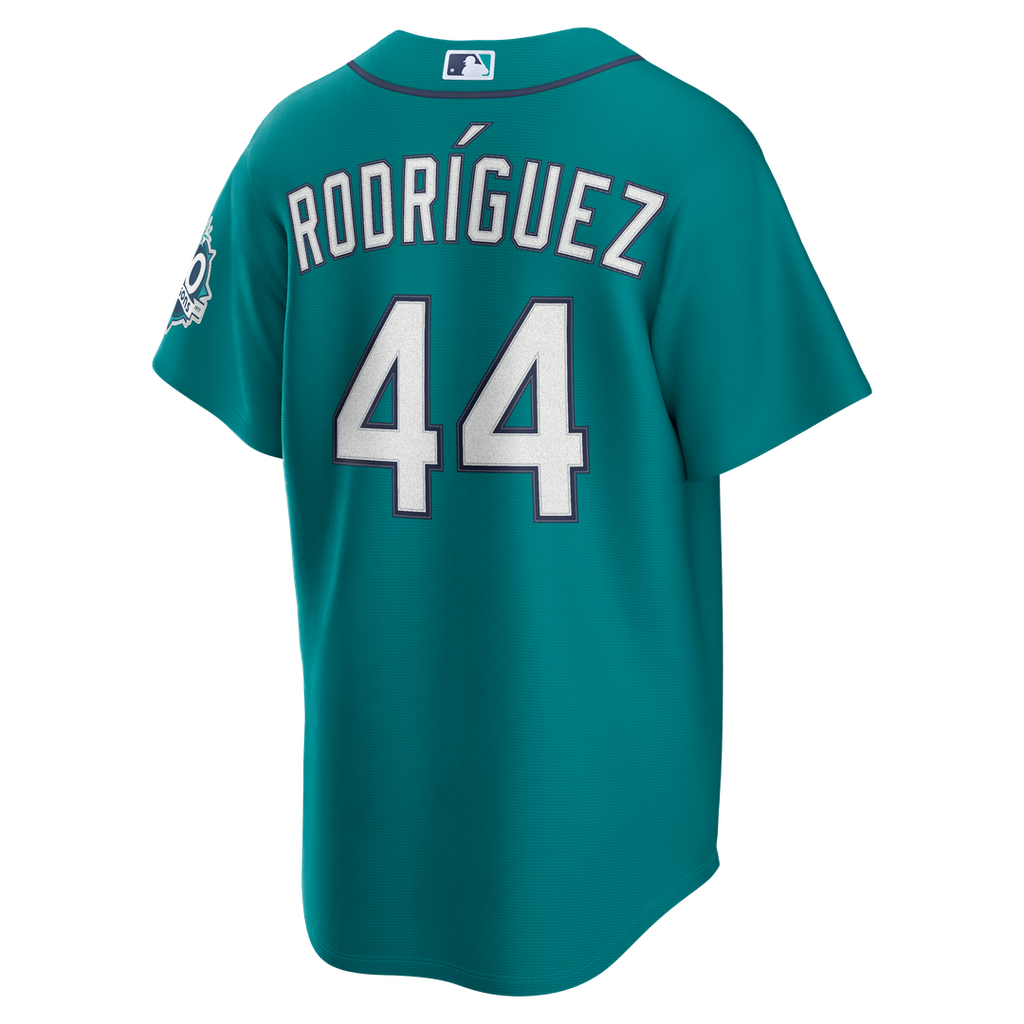 Julio Rodríguez Seattle Mariners Nike Alternate Stadium 50th Season Patch Jersey - Teal | MLB Fan Gear