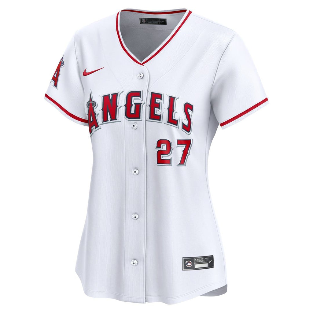 Mike Trout Los Angeles Angels Nike Women's Home Limited Player Jersey - White | MLB Fan Gear